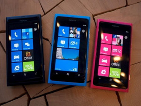 Smartphone Lumia của Nokia.