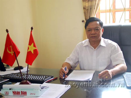 Ông Nông Văn Lịnh - Chủ tịch Ủy ban Mặt trận Tổ quốc tỉnh Yên Bái.