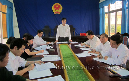 Ban pháp chế, HĐND tỉnh giám sát chuyên đề việc chấp hành pháp luật trên các lĩnh vực điều tra, truy tố, xét xử và thi hành án hình sự tại Tòa án nhân dân huyện Văn Yên.