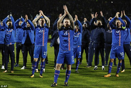 Iceland giành vé đến Nga dự World Cup 2018.