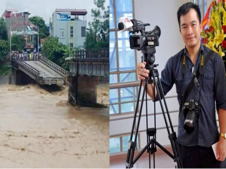 Nhà báo Đinh Hữu Dư, phóng viên Thông Tấn Xã Việt Nam thường trú tại Yên Bái, đã mất tích khi đang tác nghiệp tại cầu Thia lúc cơn lũ dữ càn quét qua