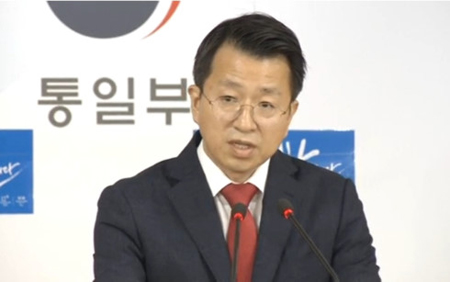 Người phát ngôn Bộ thống nhất Hàn Quốc Baik Tae-hyun.