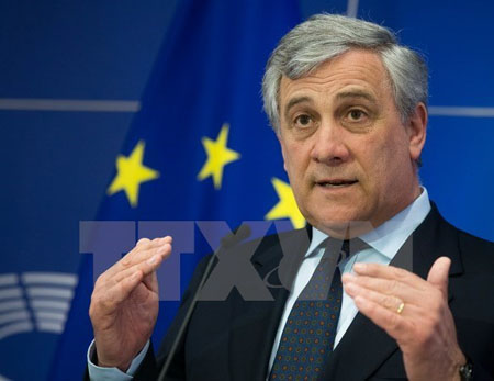 Chủ tịch Nghị viện châu Âu Antonio Tajani.