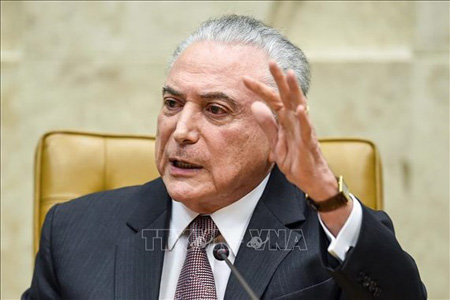 Tổng thống Brazil Michel Temer.