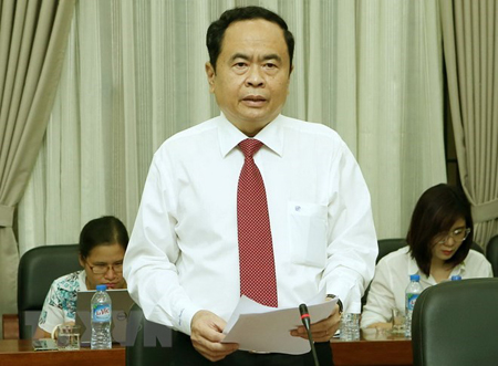 Chủ tịch Ủy ban MTTQ Việt Nam Trần Thanh Mẫn.