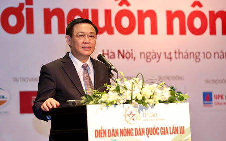 Phó Thủ tướng Chính phủ Vương Đình Huệ phát biểu kết luận.