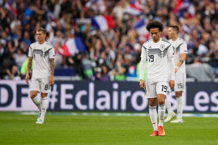 Đội tuyển Đức lại phải nhận thêm thất bại.
