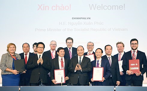 Thủ tướng Nguyễn Xuân Phúc và các doanh nghiệp hai nước Việt- Áo.