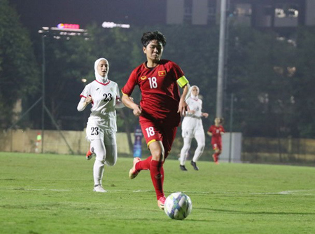 U19 nữ Việt Nam thi đấu ấn tượng tại vòng loại thứ nhất U19 nữ châu Á 2019.