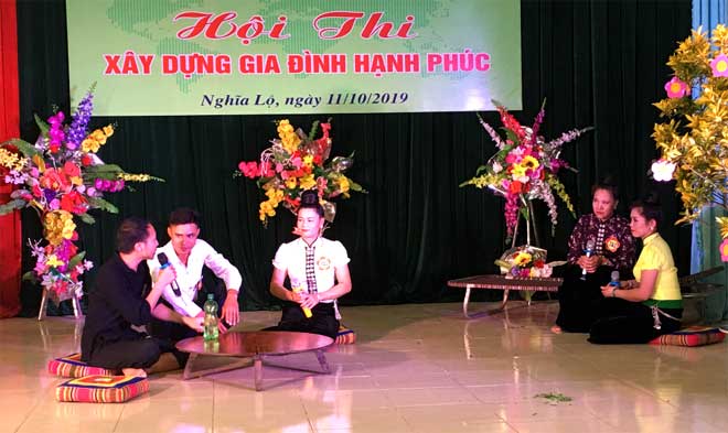 Một tiết mục tham gia Hội thi