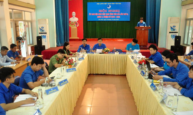 Toàn cảnh Hội nghị Ủy ban Hội LHTN Việt Nam tỉnh Yên Bái lần thứ II, khóa V, nhiệm kỳ 2019 – 2024.