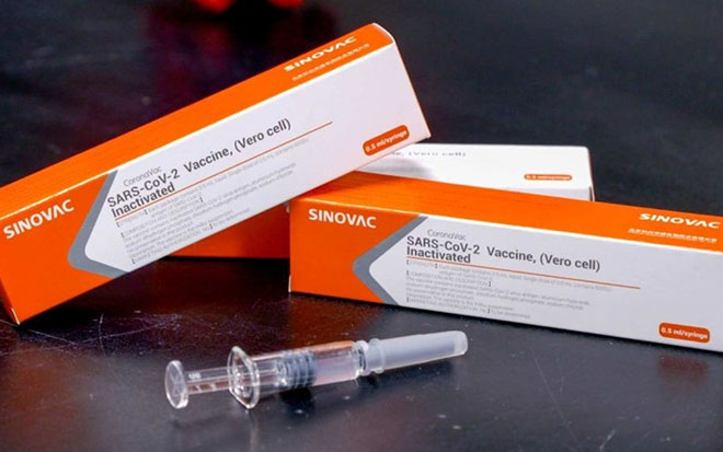 Vaccine Sinovac của Trung Quốc.