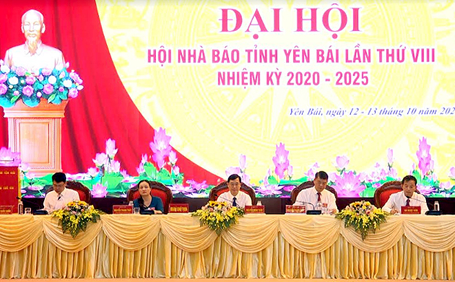 Đại hội Hội Nhà báo tỉnh Yên Bái lần thứ VIII, nhiệm kỳ 2020 - 2025.