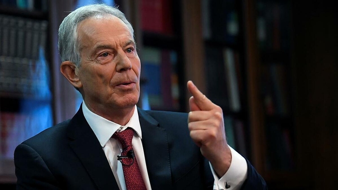 Cựu thủ tướng Anh Tony Blair tại London tháng 12/2019.
