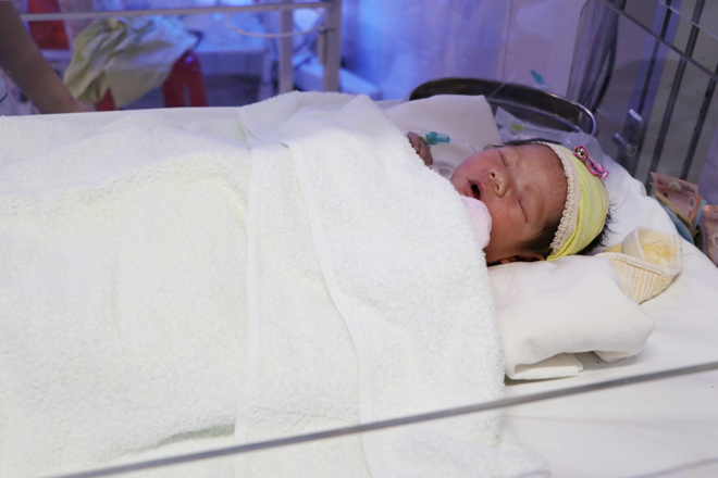 Cháu bé bị mẹ bị bỏ rơi tại Bệnh viện Sản - Nhi Yên Bái