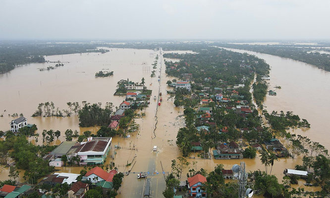 Hơn 1,3 triệu người dân miền Trung bị ảnh hưởng trực tiếp trong trận lũ lụt vừa qua.