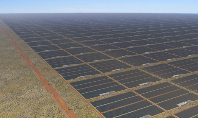 Sun Cable sẽ xây trang trại điện mặt trời rộng 12.000 ha ở Australia. Ảnh: Sun Cable.