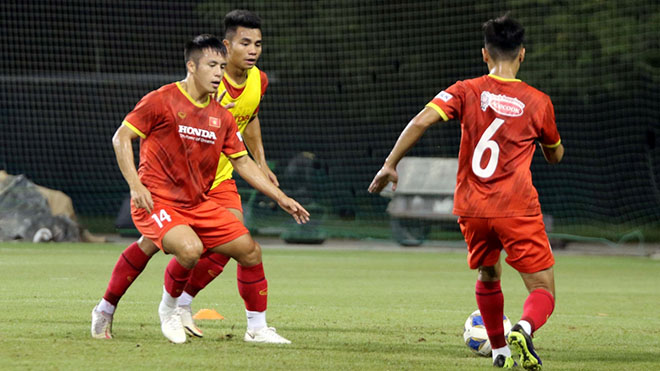 U23 Việt Nam đang tích cực tập luyện chuẩn bị cho vòng loại U23 châu Á 2022