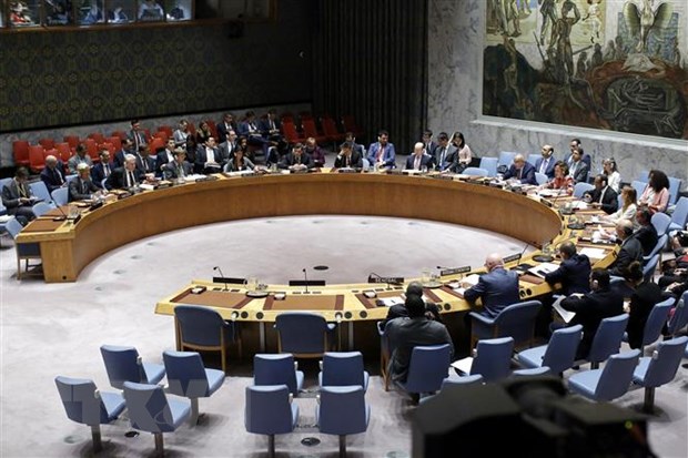 Một cuộc họp của Hội đồng Bảo an Liên hợp quốc.