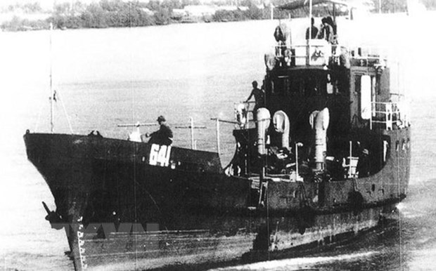 Tàu HQ-671 (còn được biết đến với phiên hiệu C41) là con tàu Không số duy nhất còn lại trong số những con tàu làm nên Đường Hồ Chí Minh trên biển, đã được Thủ tướng Chính phủ công nhận là bảo vật quốc gia. Trong kháng chiến chống Mỹ mang số hiệu 641. (Ảnh: Tư liệu/TTXVN phát)