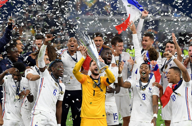 ĐT Pháp trở thành đội tuyển đầu tiên vô địch World Cup, Euro và UEFA Nations League.