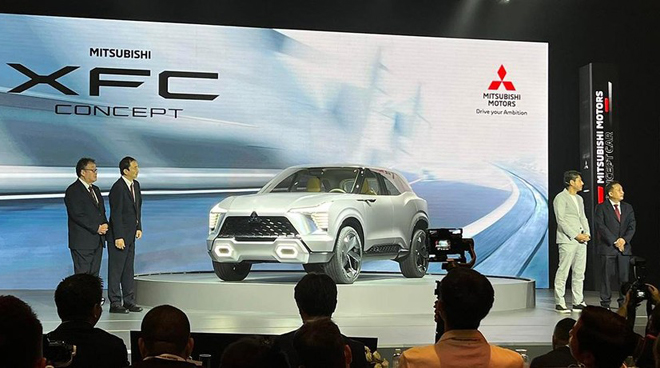 Mẫu Mitsubishi XFC Concept toàn cầu được ra mắt tại TP.HCM.