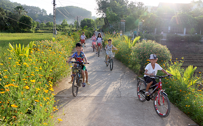 Dự kiến hết năm 2023, huyện Yên Bình sẽ về đích nông thôn mới.