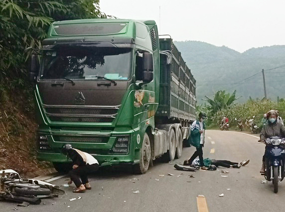 Hiện trường vụ tai nạn 
