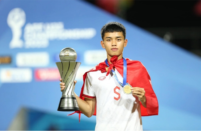 Lê Đình Long Vũ vô địch U23 Đông Nam Á 2023