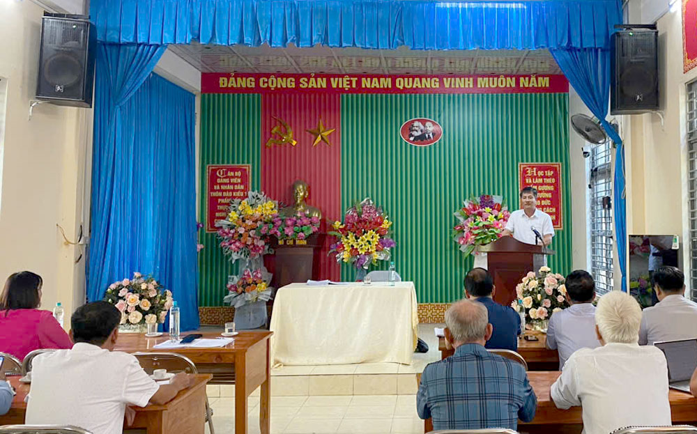 Quang cảnh buổi sinh hoạt.