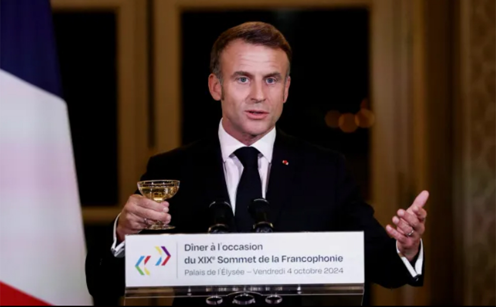 Tổng thống Pháp Emmanuel Macron.