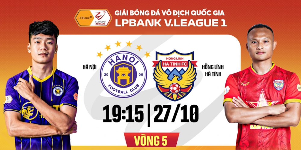 Hà Nội sẽ chạm trán “hiện tượng” Hà Tĩnh tại vòng 5 V-League.