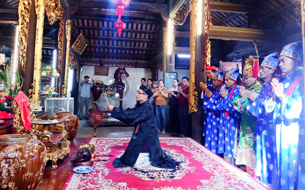 The New Rice Offering Ceremony at Nhuoc Son Temple is held annually on the 20th day of the 9th lunar month (20/9).