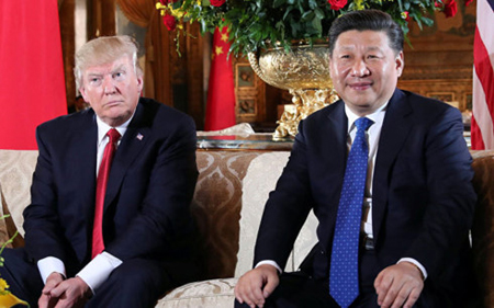 Chủ tịch Trung Quốc Tập Cận Bình hoan nghênh Tổng thống Mỹ Donald Trump đã có chuyến thăm cấp Nhà nước tới Trung Quốc.