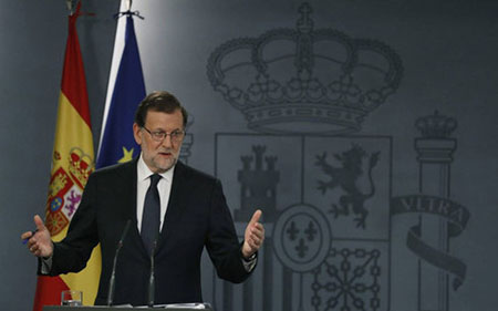 Thủ tướng Tây Ban Nha Mariano Rajoy.