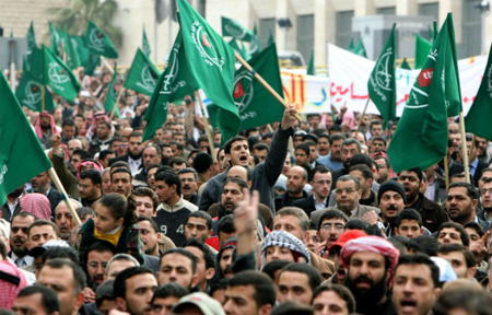 Những người ủng hộ phong trào Muslim Brotherhood tại Ai Cập.