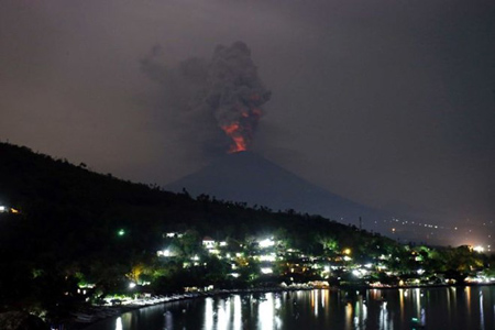 Núi lửa Agung.