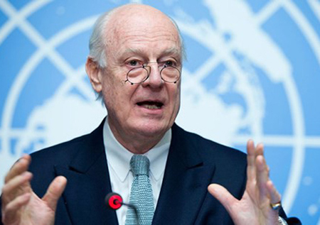 Đặc phái viên LHQ về Syria Staffan de Mistura.