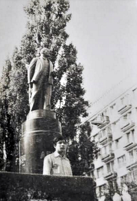 Ông Phạm Huy Giang tại thành phố Kiev.