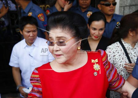 Cựu Đệ nhất phu nhân Philippines Imelda Marcos.