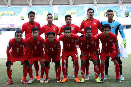 Đội hình Myanmar dự AFF Cup 2018.