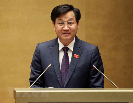 Tổng Thanh tra Chính phủ Lê Minh Khái trình bày Báo cáo công tác giải quyết khiếu nại, tố cáo của công dân năm 2018.