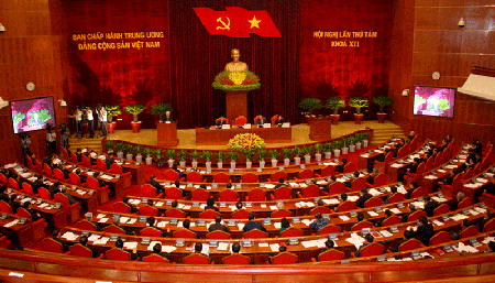 Hình ảnh Hội nghị lần thứ 8 Ban Chấp hành Trung ương Đảng khóa XII.