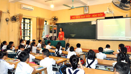 Trường Tiểu học Nguyễn Thái Học, thành phố Yên Bái là điểm sáng trong đổi mới phương pháp dạy và học.
