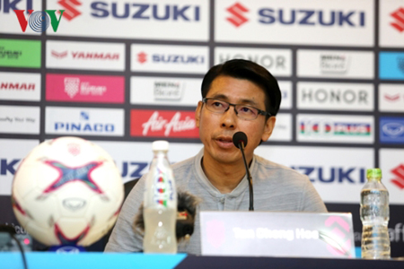 HLV Tan Cheng Hoe khẳng định rằng ĐT Malaysia sẽ hài lòng nếu có 1 điểm trước ĐT Việt Nam.