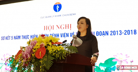 Bộ trưởng Nguyễn Thị Kim Tiến phát biểu trong Hội nghị