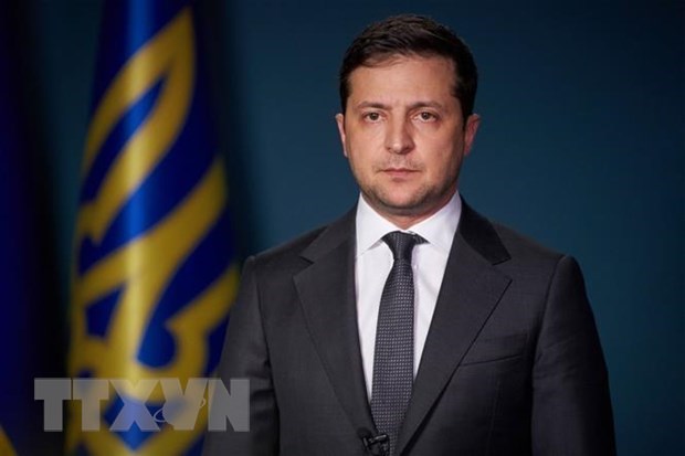 Tổng thống Ukraine Volodymyr Zelenskiy.