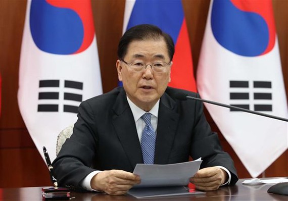 Ngoại trưởng Hàn Quốc Chung Eui-yong.