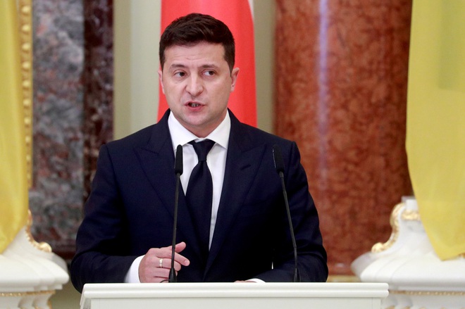 Tổng thống Ukraine Volodymyr Zelensky