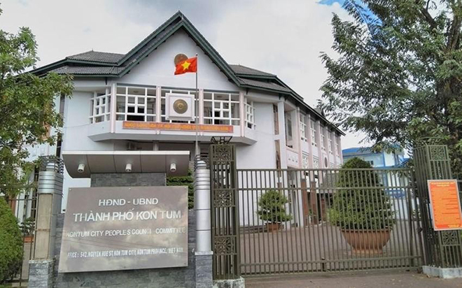 Trụ sở UBND thành phố Kon Tum.